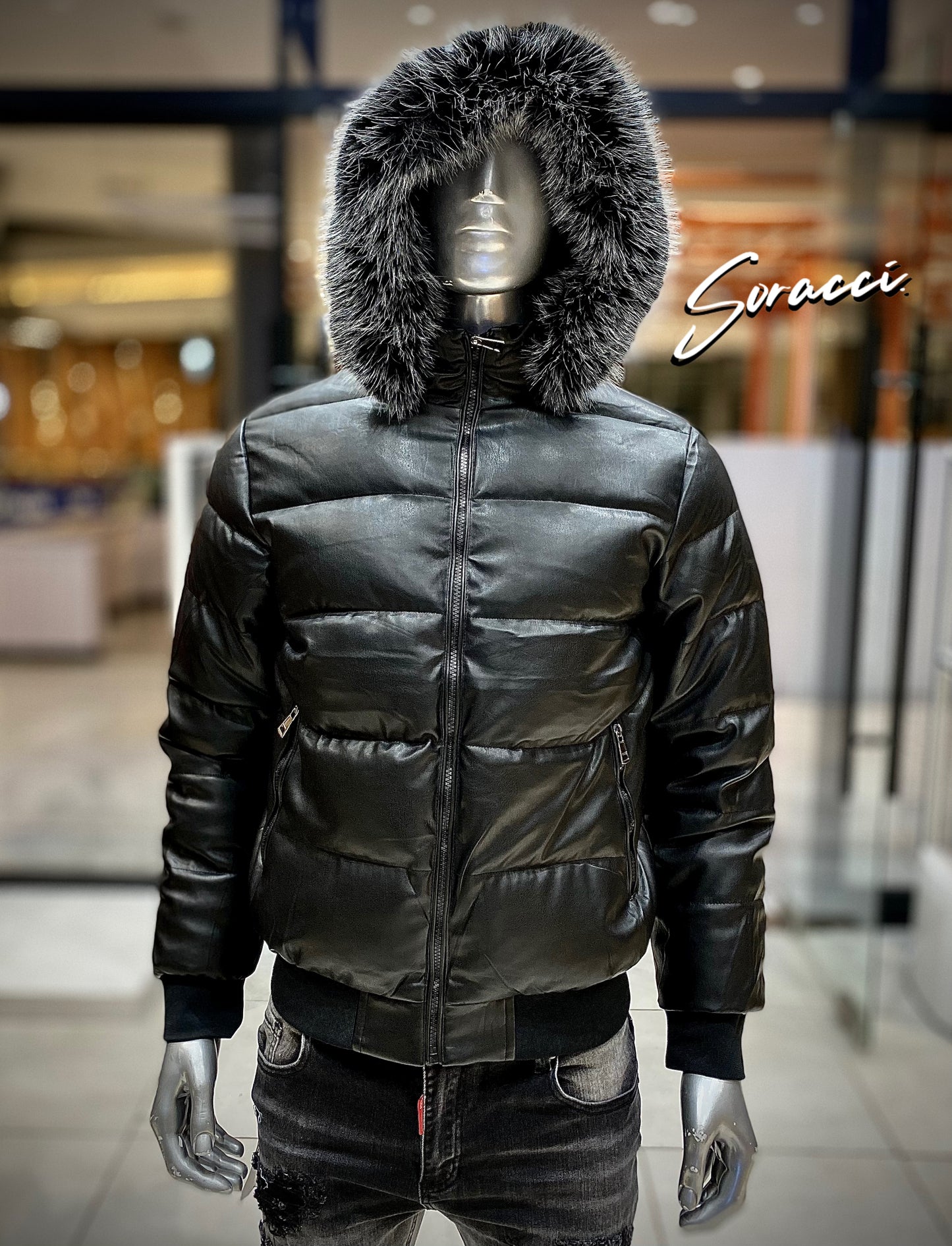 Chaqueta eco cuero