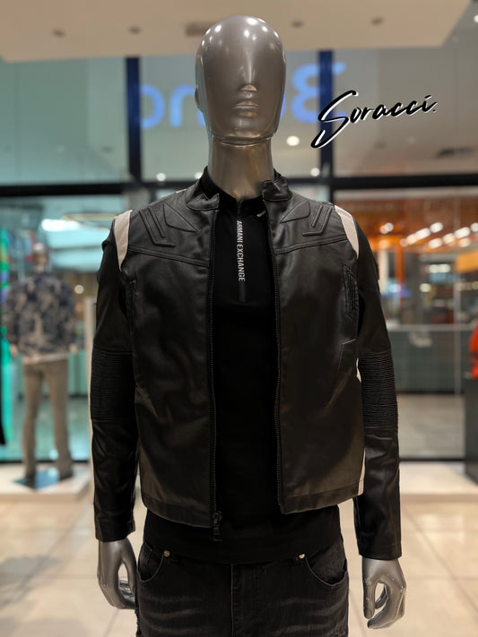 Chaqueta fashion nova eco cuero