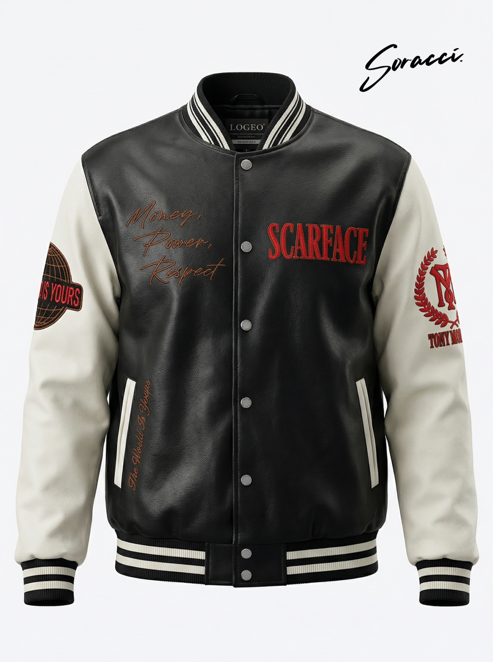 Bomber Scarface BLANCO