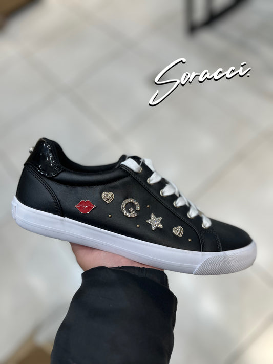 Zapatilla guess negra dama