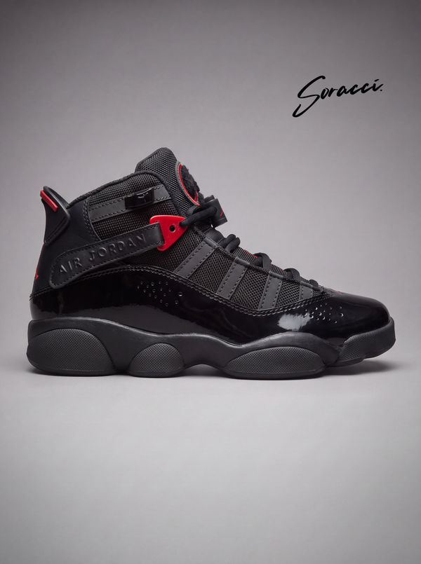 Zapatillas Jordan Six Rings Anthracite Fire Red