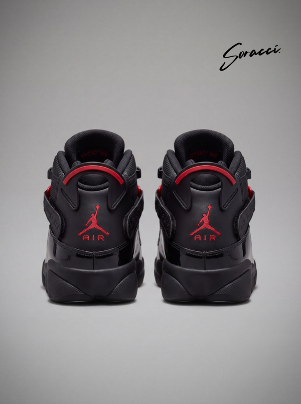 Zapatillas Jordan Six Rings Anthracite Fire Red