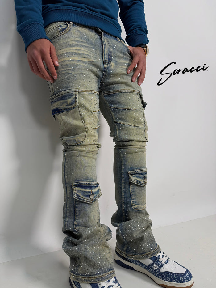 Jeans con Brillos Fashion Nova