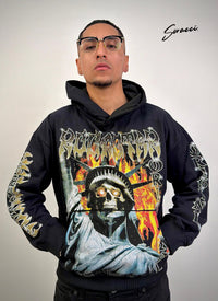 Poleron con brillos ROCKSTAR